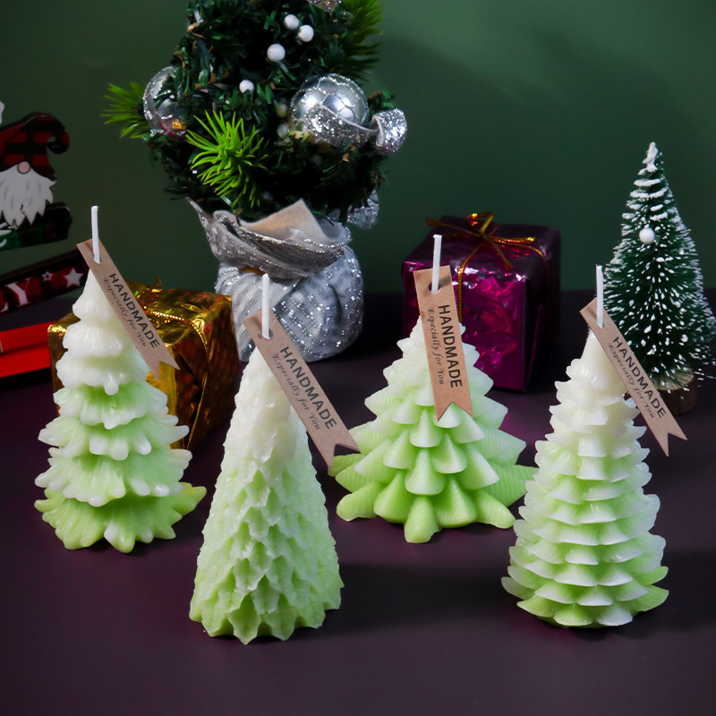 DIY Cone Christmas Tree Epoxy  - đánh giá và giá Holiday Candle Set