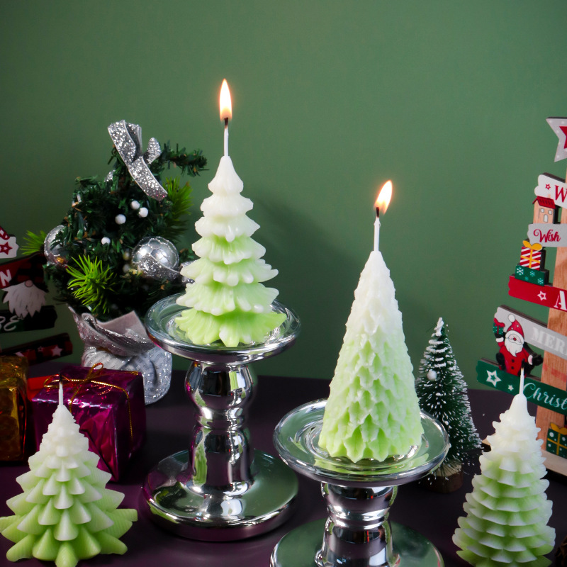DIY Cone Christmas Tree Epoxy  - đánh giá và giá Holiday Candle Set