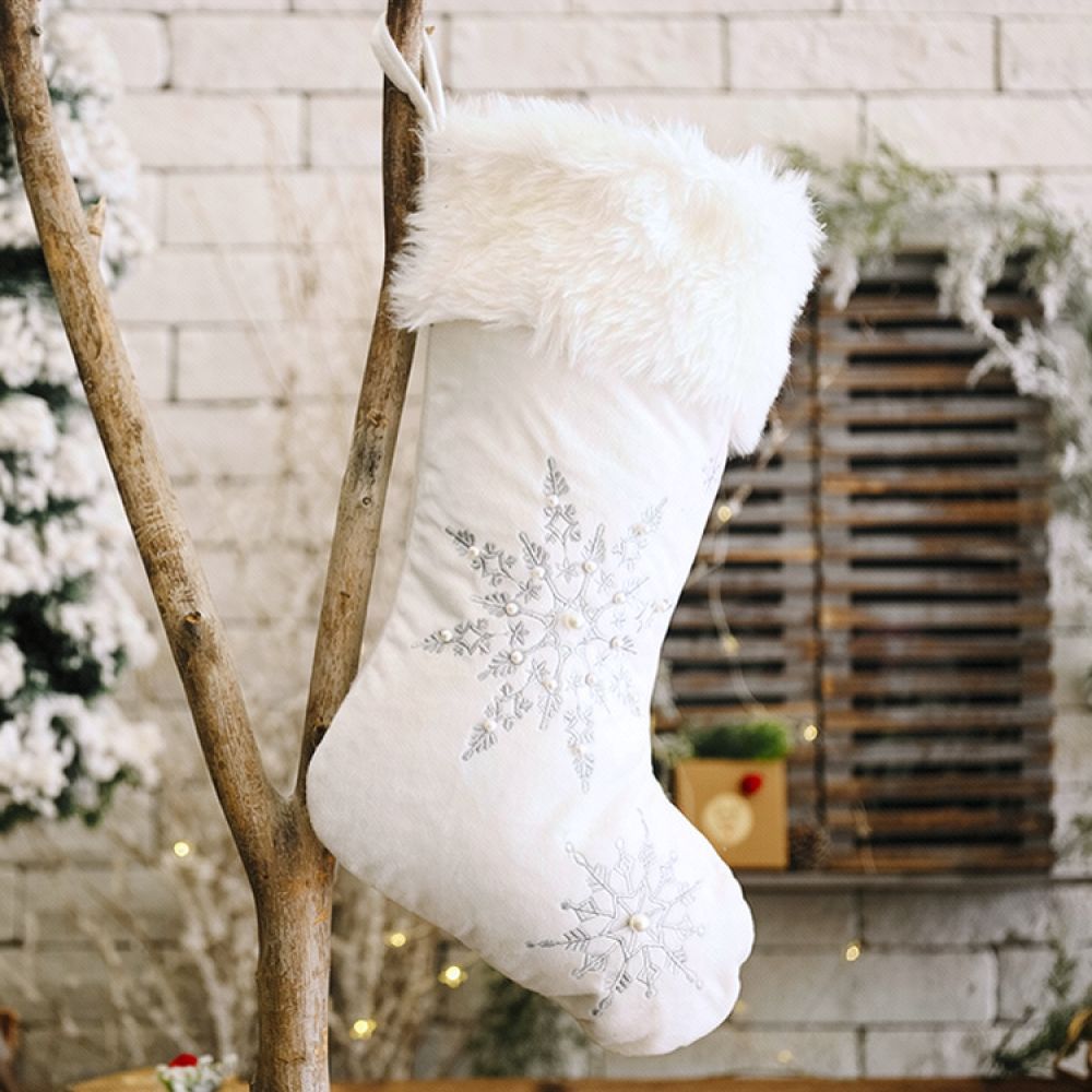 Velvet Christmas Stocking Pear - đánh giá và giá Christmas Stocking Hanging
