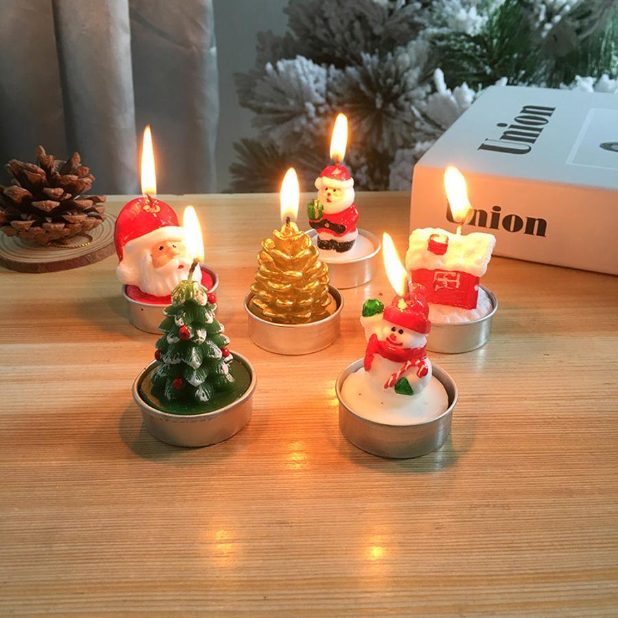 3Pcs Christmas Decorative Cand - đánh giá và giá Holiday Candle Set