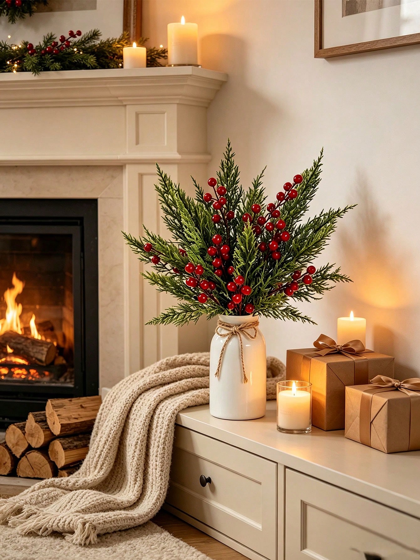 20pcs Artificial Pine Branches - đánh giá và giá Christmas Tree Artificial