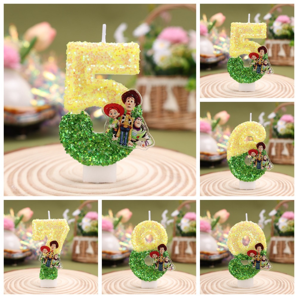 Hot Cute Cartoon T-O-Y Story D - đánh giá và giá Holiday Candle Set